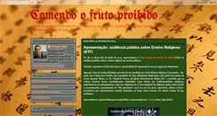 Desktop Screenshot of frutoproibido.ligahumanista.org